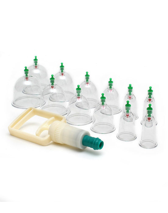 Rimba Bondage Play - Erotic Medical Play - Cupping Set Met 12 Cups-Erotiekvoordeel.nl