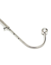 Rimba Bondage Play - Bondage Hook - Collar with Anal Hook - Connected to Rod - Stainless Steel - Medical Grade-Erotiekvoordeel.nl