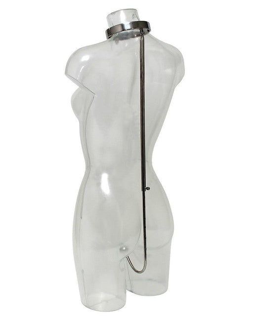 Rimba Bondage Play - Bondage Hook - Collar with Anal Hook - Connected to Rod - Stainless Steel - Medical Grade-Erotiekvoordeel.nl