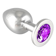 Rimba Bondage Play - Plug anale grande con cristallo viola - Erotiekvoordeel.nl