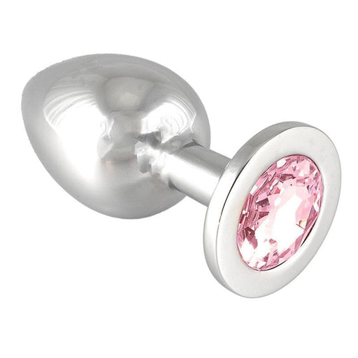 Rimba - Buttplug grande con cristallo rosa - Erotiekvoordeel.nl