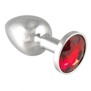 Rimba - Plug anal pequeño con cristal rojo 3 x 7,3 cm - Erotiekvoordeel.nl