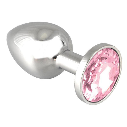 Rimba - Plug anale piccolo con cristallo rosa - Erotiekvoordeel.nl