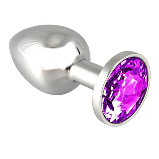 Rimba - Plug anale XS con cristallo viola-Erotiekvoordeel.nl