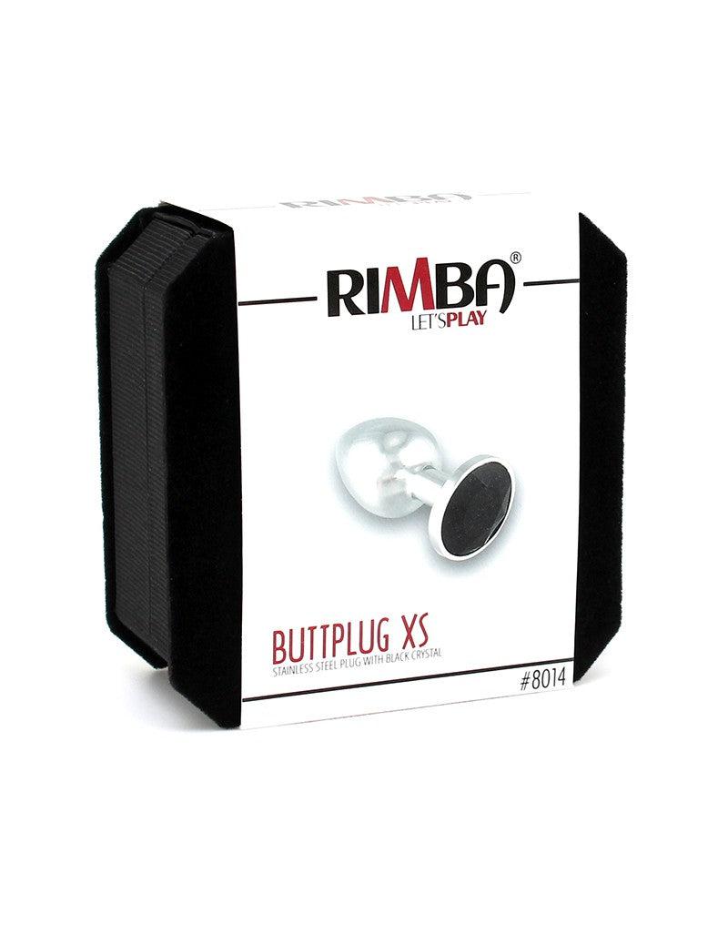 Rimba - Buttplug XS Z Czarnym Kryształem-Erotiekvoordeel.nl