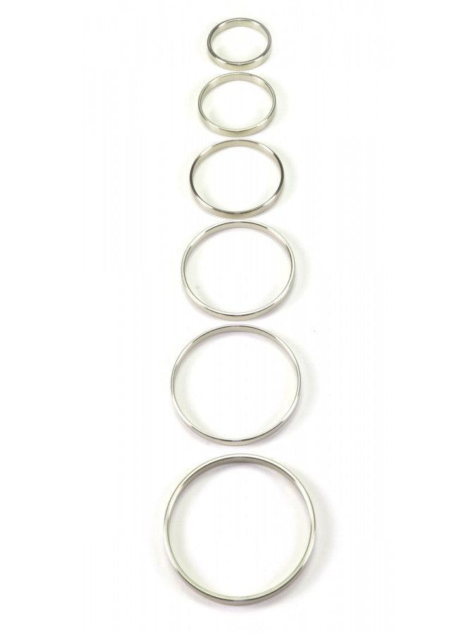 Rimba - Cockring en acier inoxydable de haute qualité - 0,5 cm de large - Erotiekvoordeel.nl