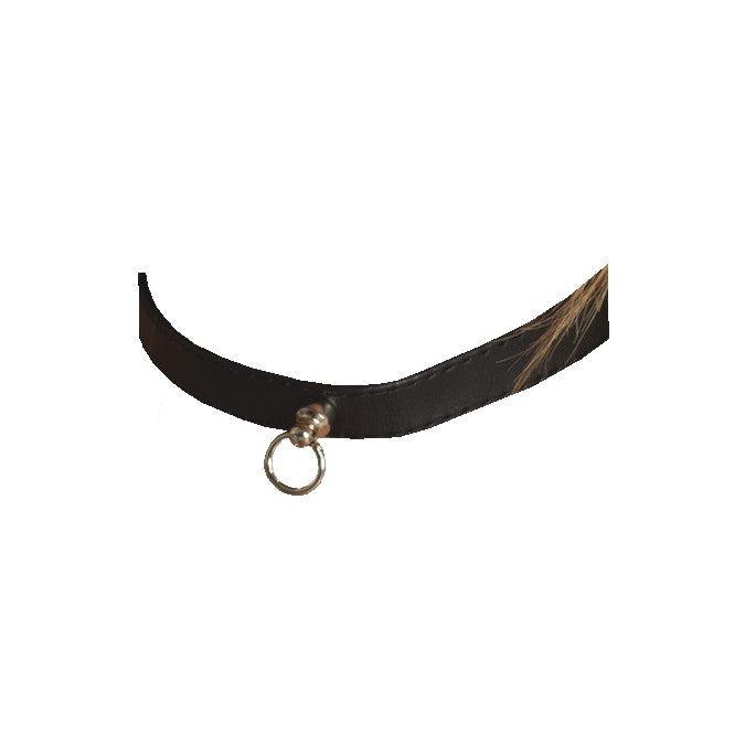 Rimba - Collare largo 1,5 cm - In pelle nera - Erotiekvoordeel.nl