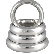 Rimba - Anneau pénien Donut en acier inoxydable, largeur 1,5 cm - Erotiekvoordeel.nl
