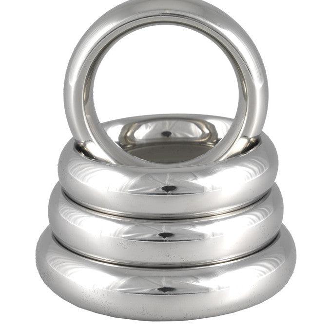 Rimba - Anneau pénien Donut en acier inoxydable, largeur 1,5 cm - Erotiekvoordeel.nl