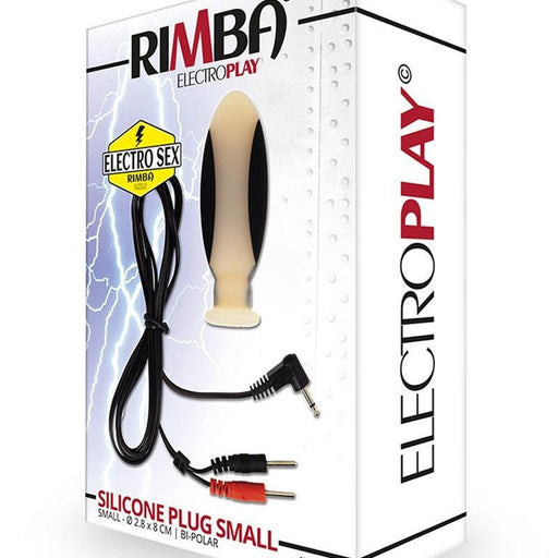 Rimba Electro Sex - Siliconen Dildo Plug Klein bi-polair 80 mm-Erotiekvoordeel.nl