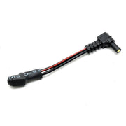 Rimba Electrosex - 2.5mm jack to 4mm DC adapter - Black-Erotiekvoordeel.nl