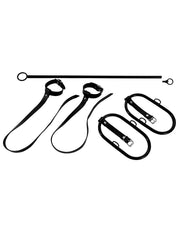 Rimba Bondage Play - Zestaw Do Krępowania łokci Z Prętem, Kajdankami I Uchwytami Na łokcie-Erotiekvoordeel.nl