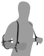Rimba Bondage Play - Zestaw Do Krępowania łokci Z Drążkiem, Kajdankami I Uchwytami Na łokcie - Erotiekvoordeel.nl
