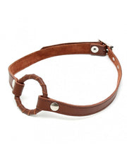 Rimba - Leather Gag with O-ring - Brown - Erotiekvoordeel.nl