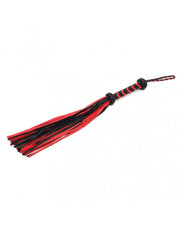 Rimba - Braided Whip - Flogger - Red/Black - Erotiekvoordeel.nl