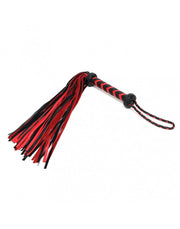 Rimba - Braided Whip - Flogger - Red/Black-Erotiekvoordeel.nl