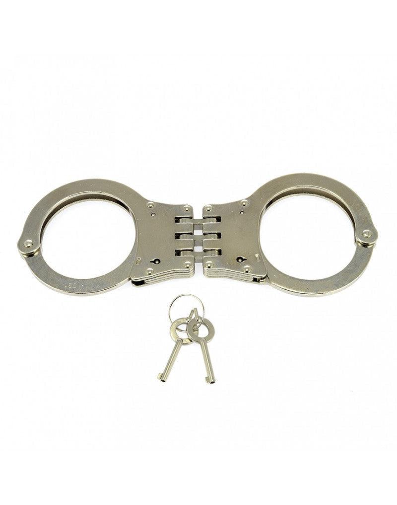 Rimba - Handboeien - Scharnierend - Metaal - Scharnierende Politie Handboeien-Erotiekvoordeel.nl