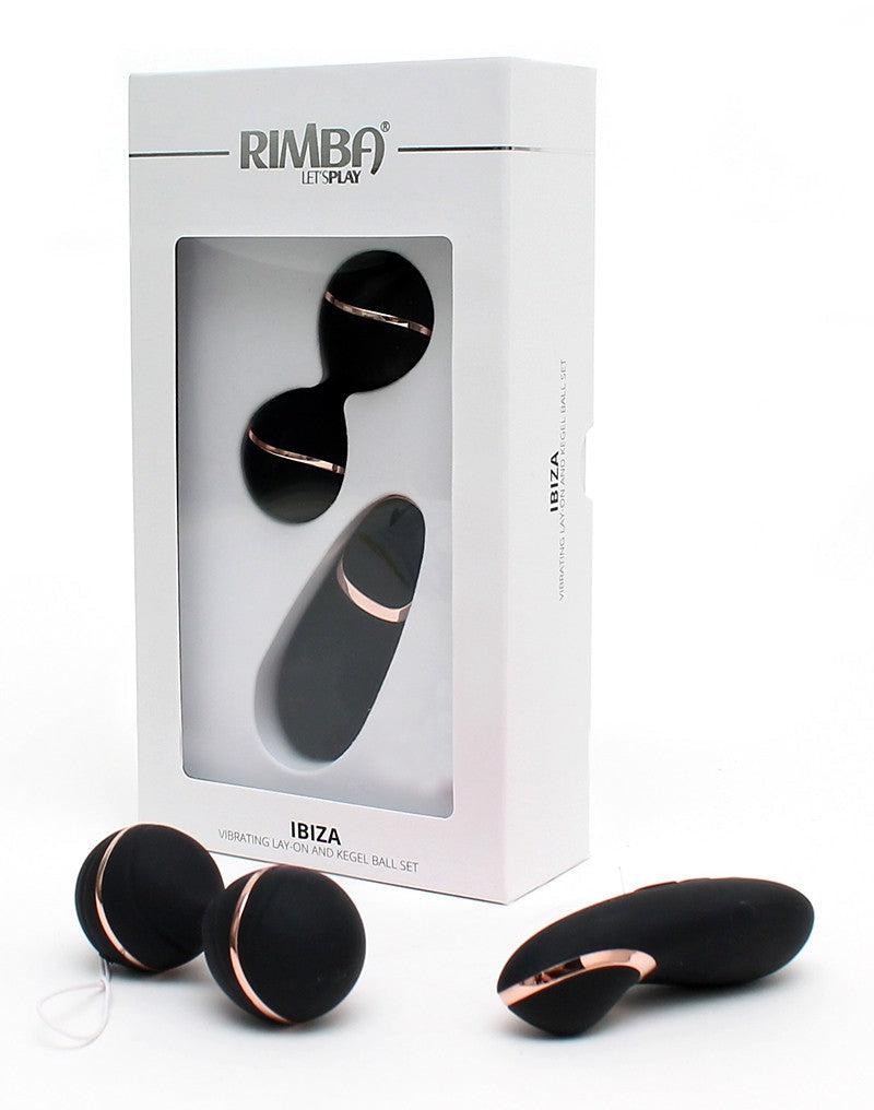 Rimba - Ibiza - Vibrator Set - Clitoral Vibrator and Vibrating Egg - Black-Erotiekvoordeel.nl