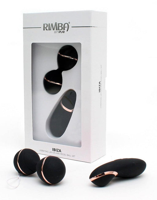 Rimba - Ibiza - Vibrator Set - Clitoral Vibrator and Vibrating Egg - Black-Erotiekvoordeel.nl