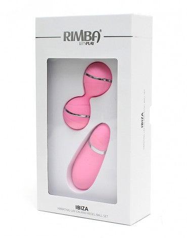 Rimba - Ibiza Vibrator Set - clitoris Vibrator En Vibrerend Eitje Met remote Control - Roze-Erotiekvoordeel.nl