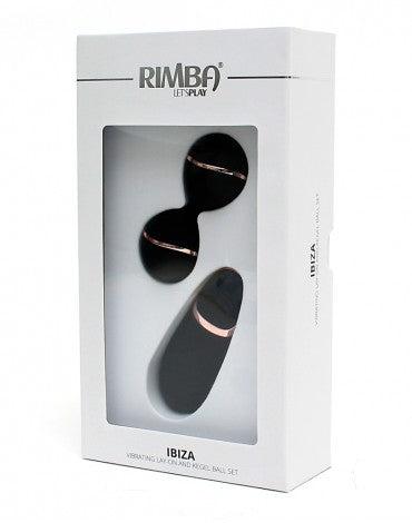 Rimba - Ibiza Vibrator Set - clitoris Vibrator En Vibrerend Eitje Met remote Control - Zwart-Erotiekvoordeel.nl