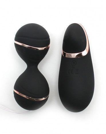Rimba - Ibiza - Vibrator Set - Clitoris Vibrator En Vibrerend Eitje - Zwart-Erotiekvoordeel.nl