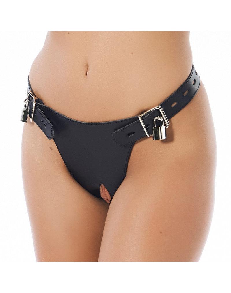 Rimba - Ceinture de chasteté avec cadenas et plug anal-Erotiekvoordeel. nl