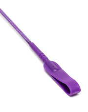Rimba - Frusta da equitazione con linguetta - 65 cm - Viola-Erotiekvoordeel.nl