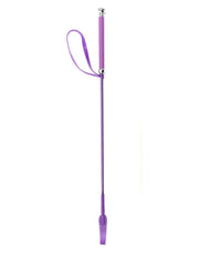 Rimba - Frusta da equitazione con linguetta - 65 cm - Viola-Erotiekvoordeel.nl