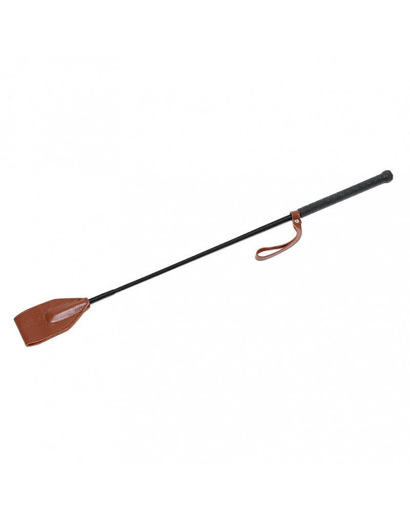 Rimba - Rijzweepje - 65 cm - Leder - Bruin-Erotiekvoordeel.nl