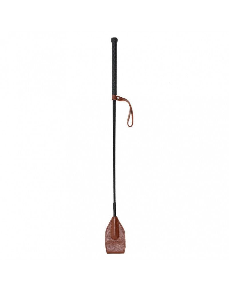 Rimba - Rijzweepje - 65 cm - Leder - Bruin-Erotiekvoordeel.nl