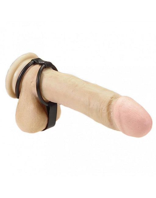 Rimba - Rubber cock rings and ball splitter-Erotiekvoordeel.nl