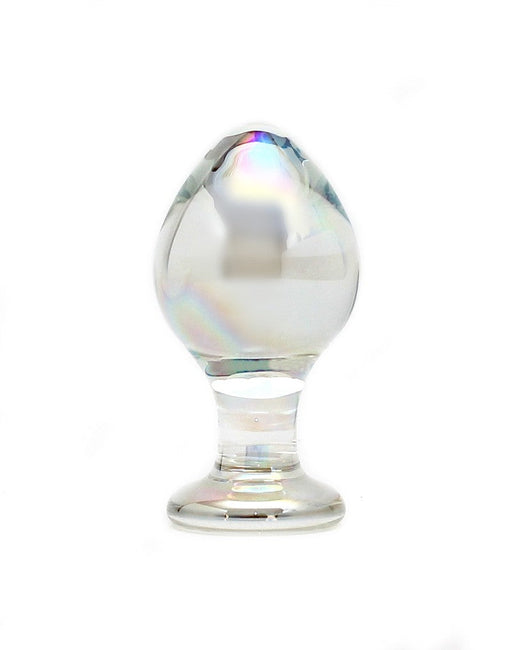Rimba Sensual Glass - Glazen Buttplug Zelda - Transparant-Erotiekvoordeel.nl