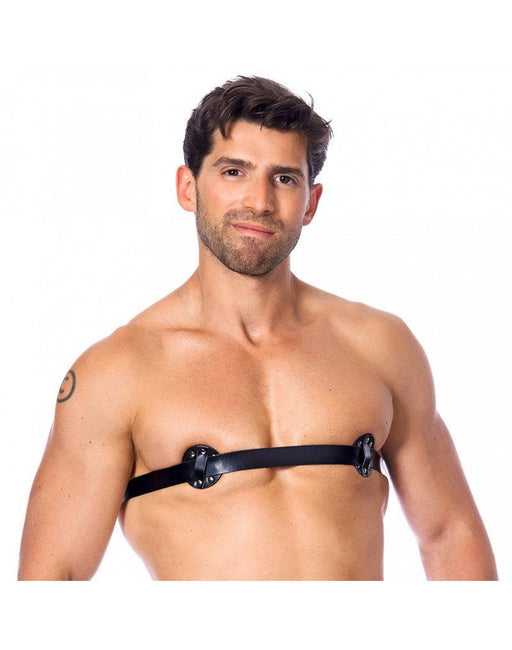Rimba - Nipple Harness For Men With Studs on the Inside - Erotiekvoordeel.nl
