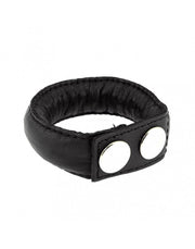 Rimba - Anillo para el pene de cuero con peso - Peso 130 gramos - Ajustable - Erotiekvoordeel.nl