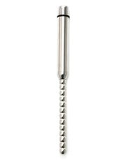 Rimba - Vibrating Ribbed Dilator/Sound/Urethral Plug Stainless Steel-Erotiekvoordeel.nl