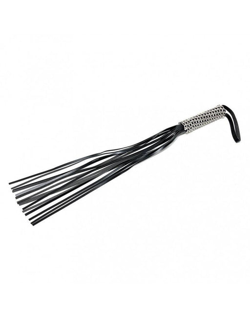 Rimba - Whip - Flogger - 16 Leather Strands and Handle with Chains - Erotiekvoordeel.nl