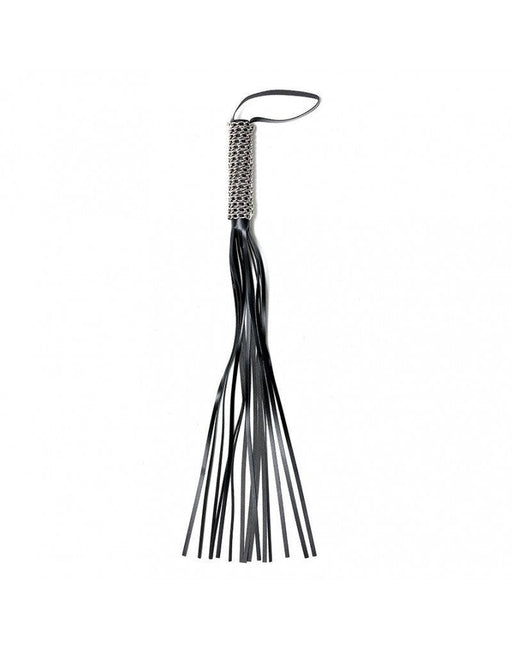 Rimba - Whip - Flogger - 16 Leather Strands and Handle with Chains - Erotiekvoordeel.nl