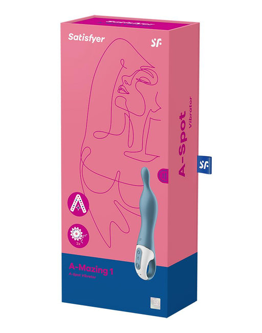 Satisfyer - A-mazing 1 - A-spot Vibrator - Blauw-Erotiekvoordeel.nl