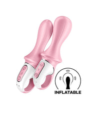 Satisfyer - Air Pump Booty 5+ - Vibratore anale gonfiabile - Con controllo tramite app - Rosa-Erotiekvoordeel.nl