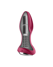 Satisfyer - Anaal Vibrator Met Roterende kralen En App Control Rotator Plug 2+ - Rood-Erotiekvoordeel.nl