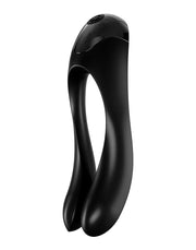 Satisfyer - Candy Cane Vinger Vibrator - Zwart-Erotiekvoordeel.nl