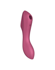 Satisfyer - Curve - Trinity 3-in-1 Vibrator - Rood-Erotiekvoordeel.nl