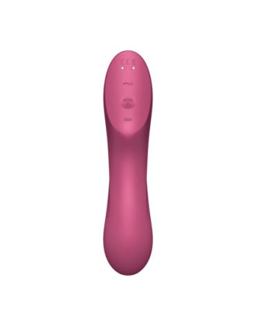 Satisfyer - Curve - Trinity 3-in-1 Vibrator - Rood-Erotiekvoordeel.nl