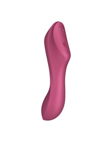 Satisfyer - Curve - Trinity 3-in-1 Vibrator - Rood-Erotiekvoordeel.nl