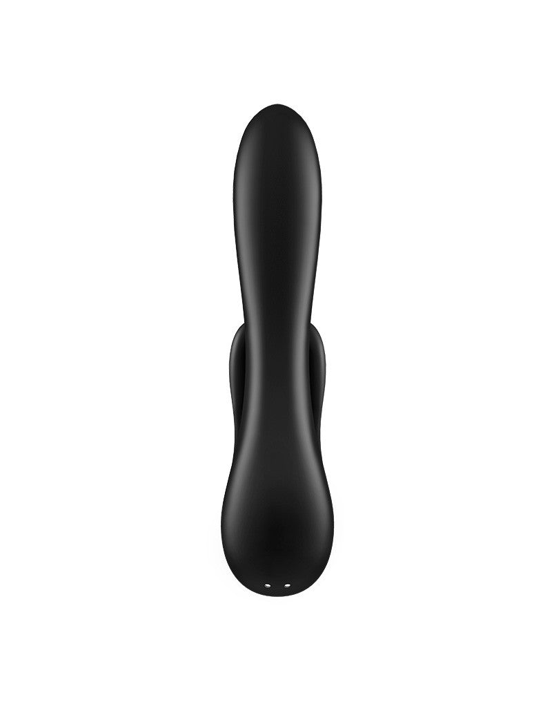 Satisfyer - Double Flex - Rabbit Vibrator - Met App Control - Zwart-Erotiekvoordeel.nl