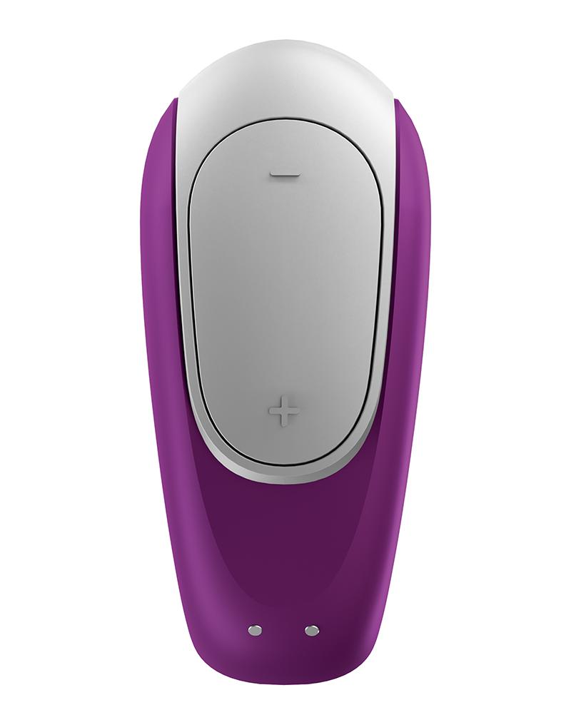 Satisfyer - Double Fun - Luxe Partner Vibrator - Met App Control - Paars-Erotiekvoordeel.nl