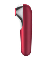 Satisfyer - Dual Love - Vibrerende Luchtdruk Vibrator - Met Bluetooth En App Control - Rood-Erotiekvoordeel.nl