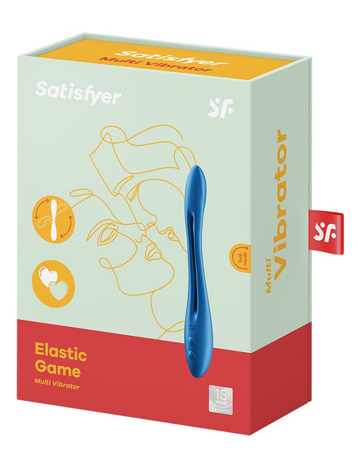 Satisfyer - Elastic Game - Multifunctional Flexible Vibrator - Blue-Erotiekvoordeel.nl