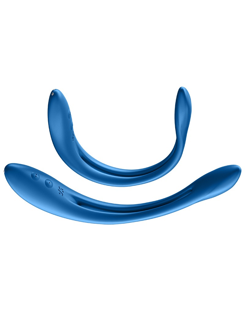 Satisfyer - Elastic Game - Multifunctional Flexible Vibrator - Blue-Erotiekvoordeel.nl